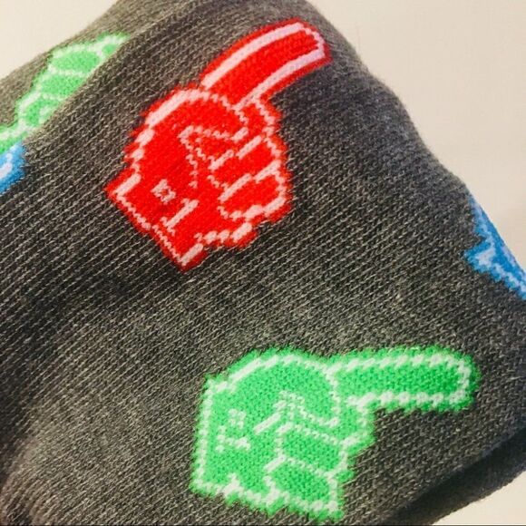 Pet & Owner Matching Socks Set Gray Multi Color - Picture 4 of 4